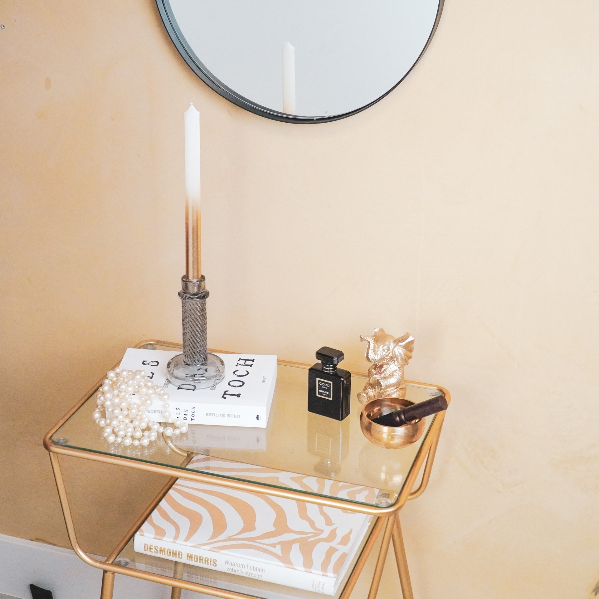 Küünlajalg - Suitsune - 8x15cm