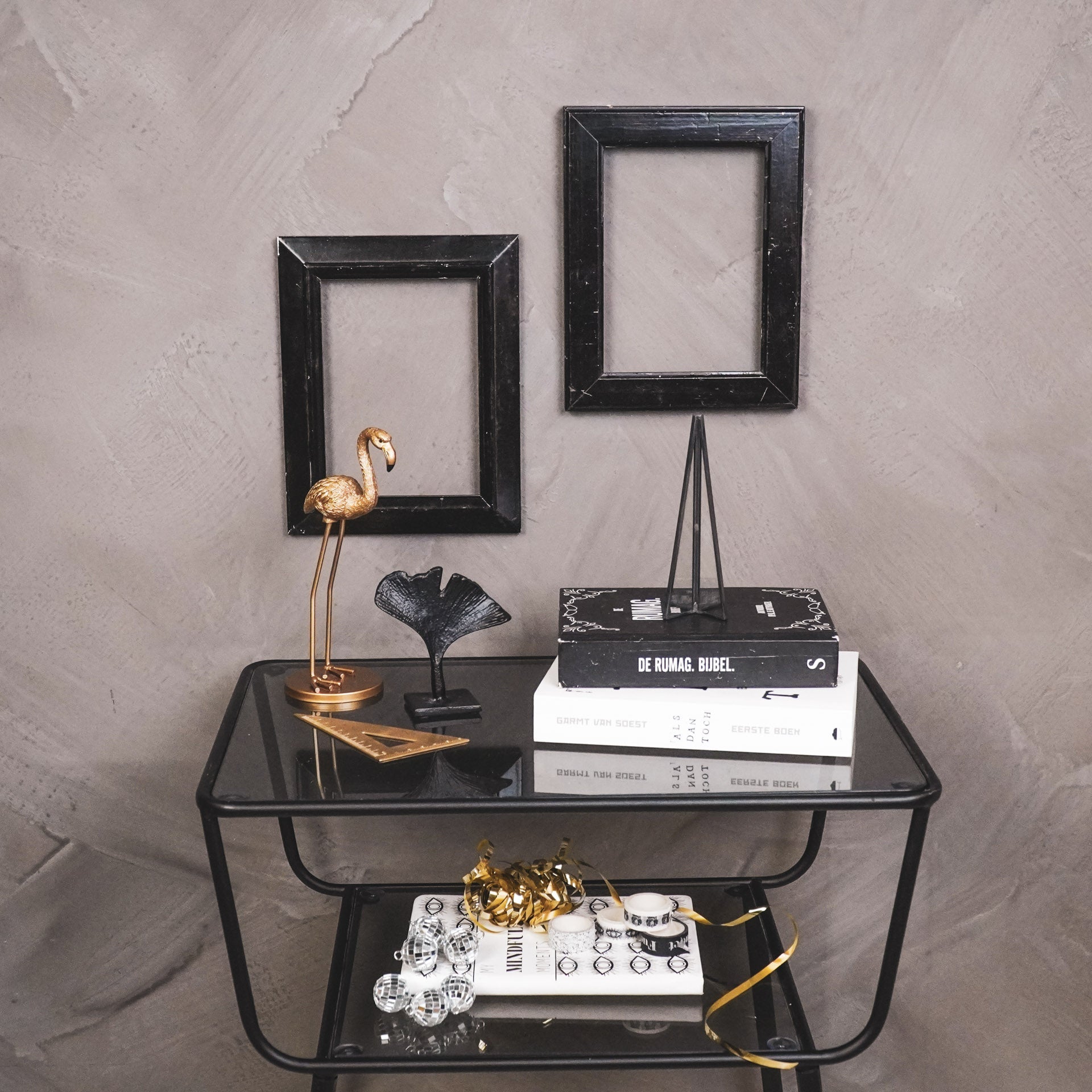 Jõulupuu - must - 4,5x15cm