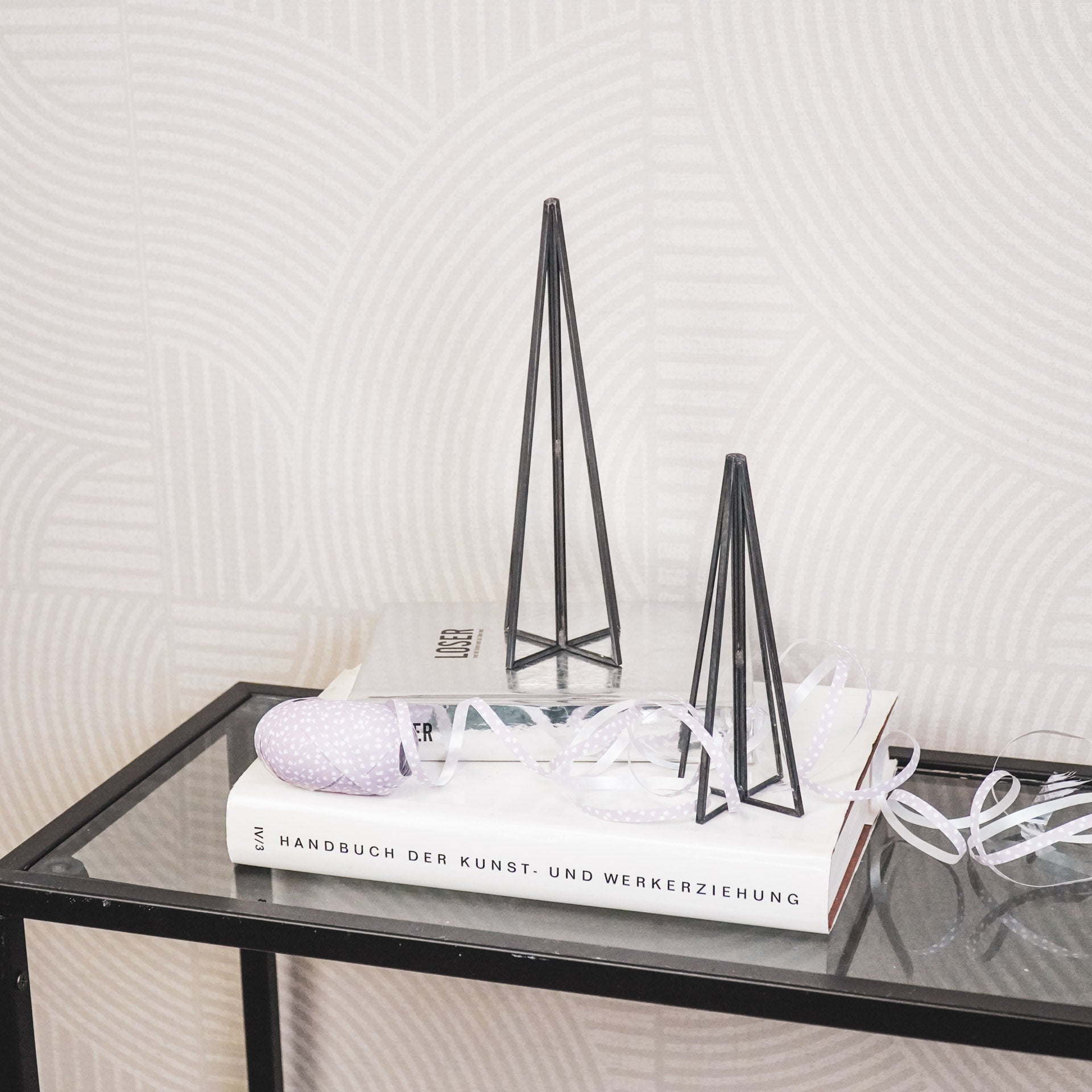 Jõulupuu - must - 5,5x20cm