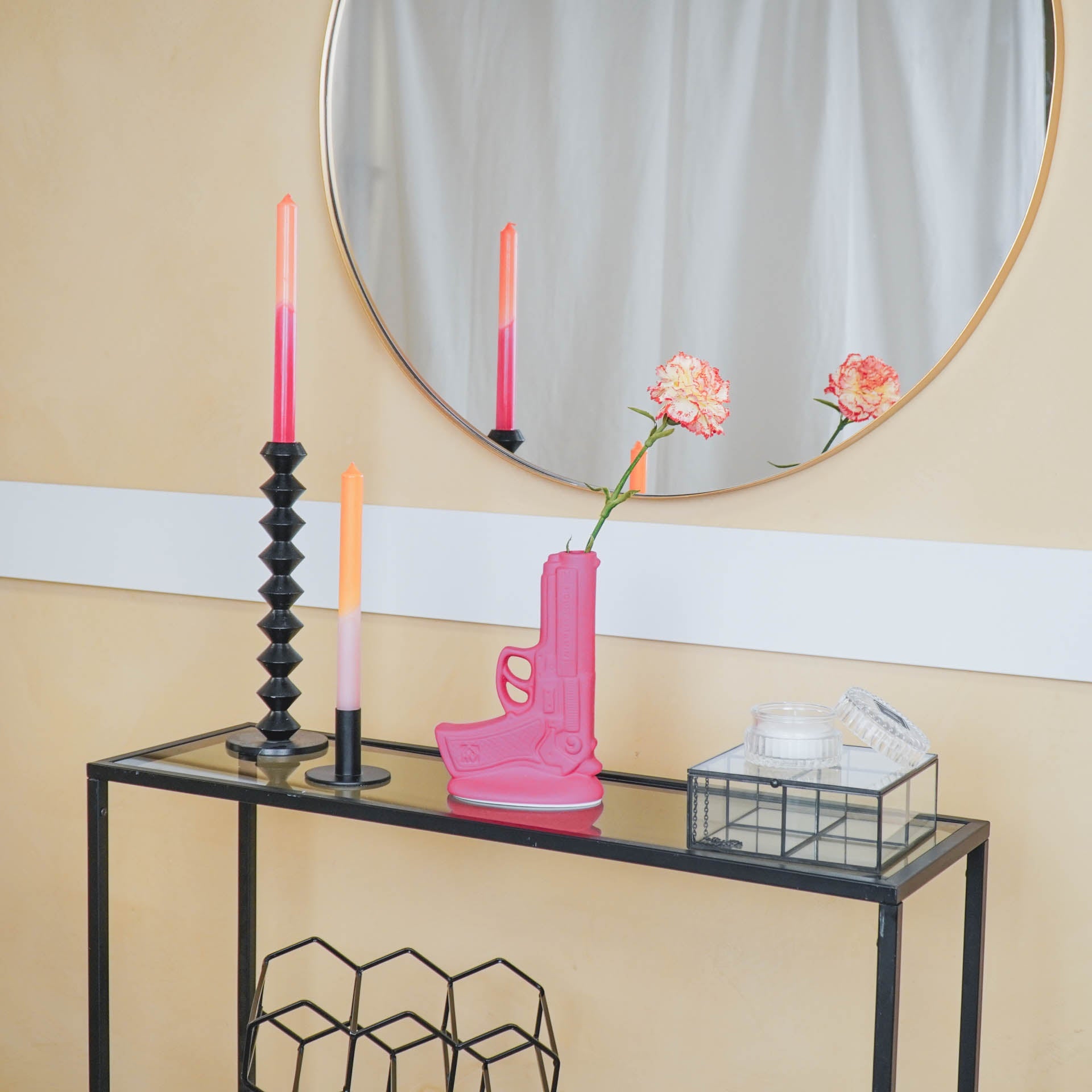 Püstol - Neoonroosa - 15x9x23cm