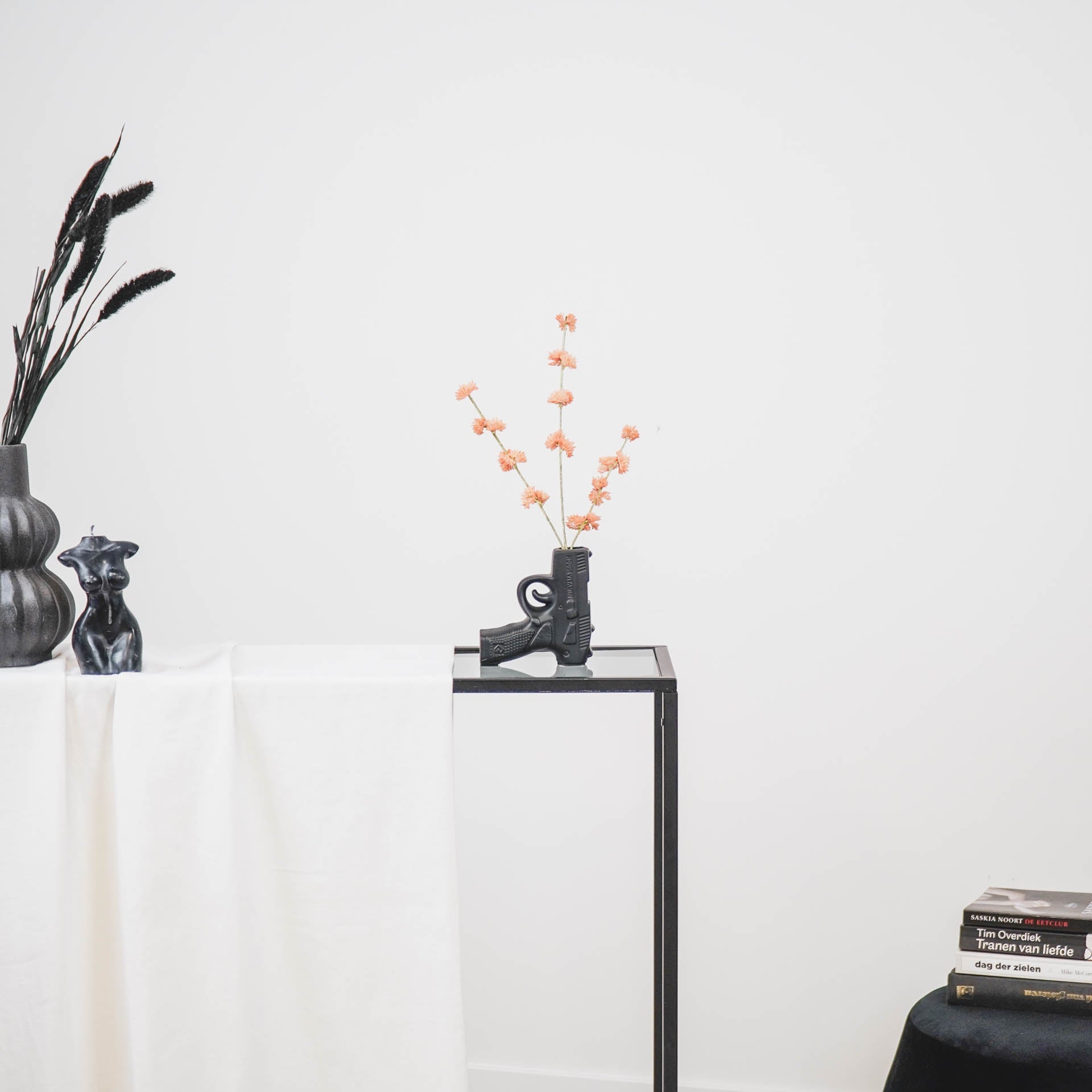 Püstol - Must - 12x5x12cm