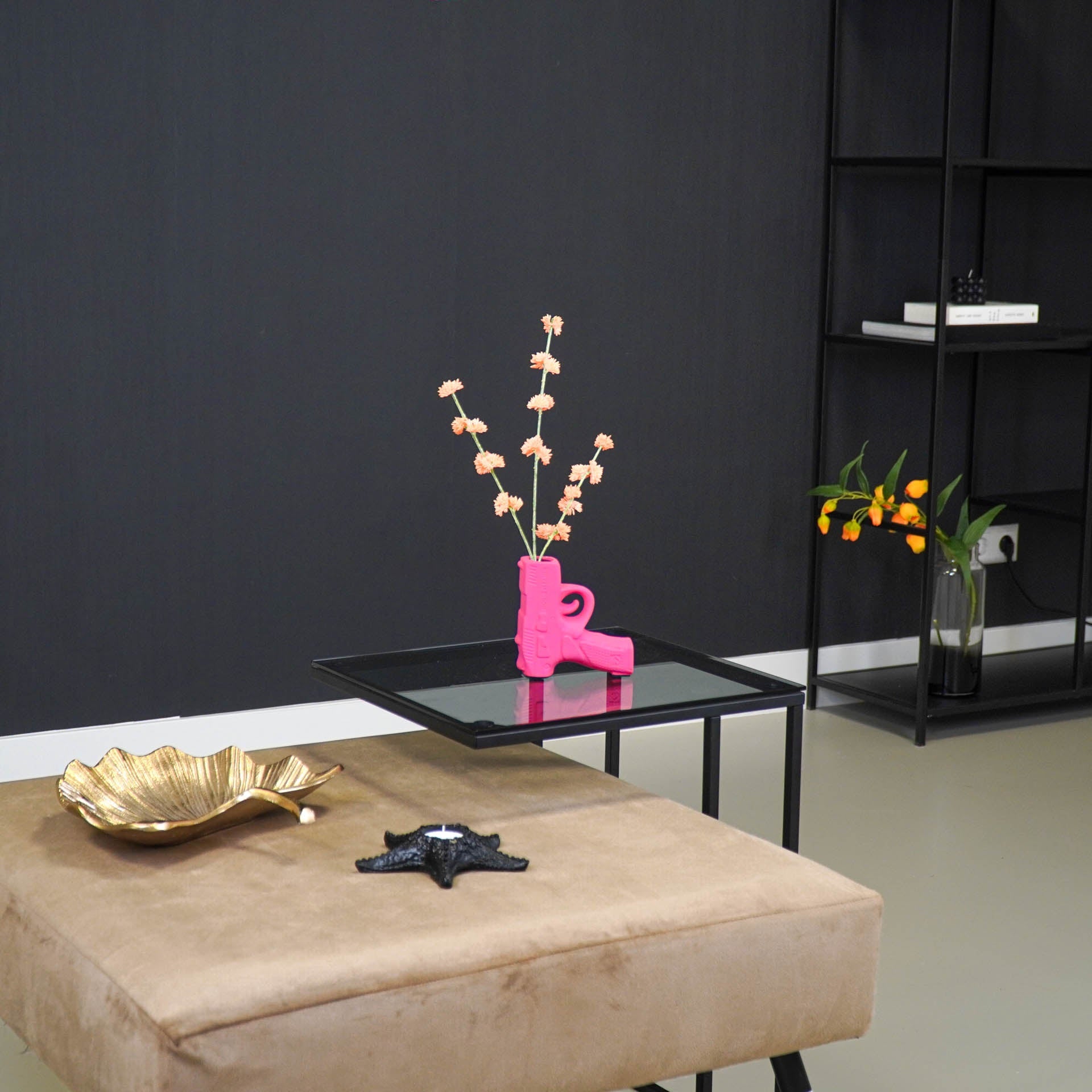 Püstol - Neoonroosa - 12x5x12cm