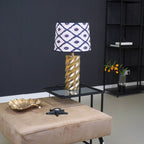 Twisted Candy laualamp - Kuldne - 12x12x28cm