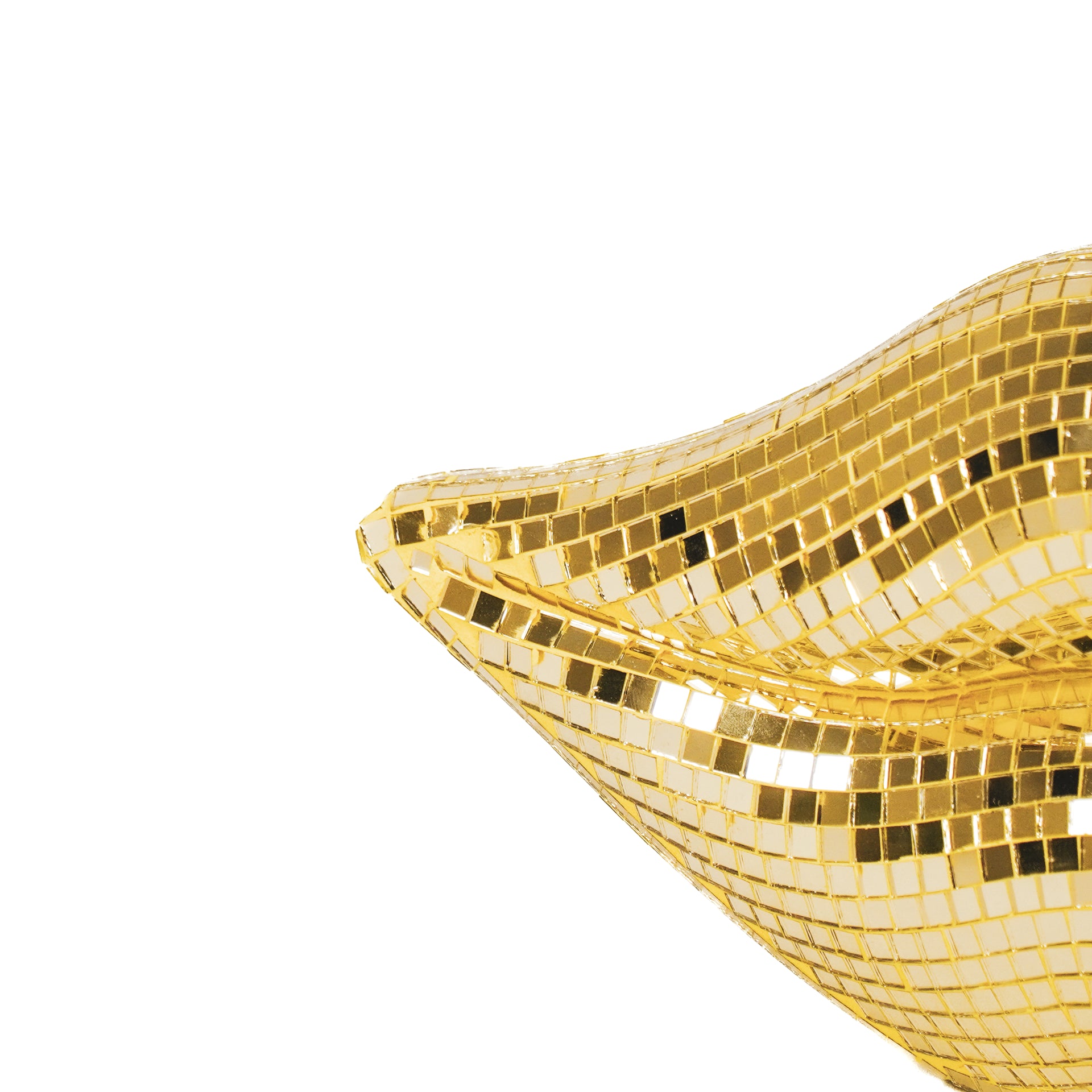 Disko huuled - Kuldsed - 29x10x13,5cm