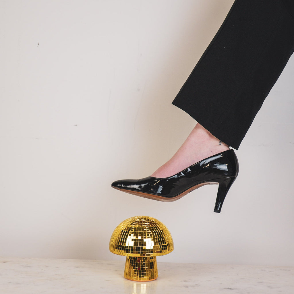 Disko seen-kuldne - 14x14x14cm