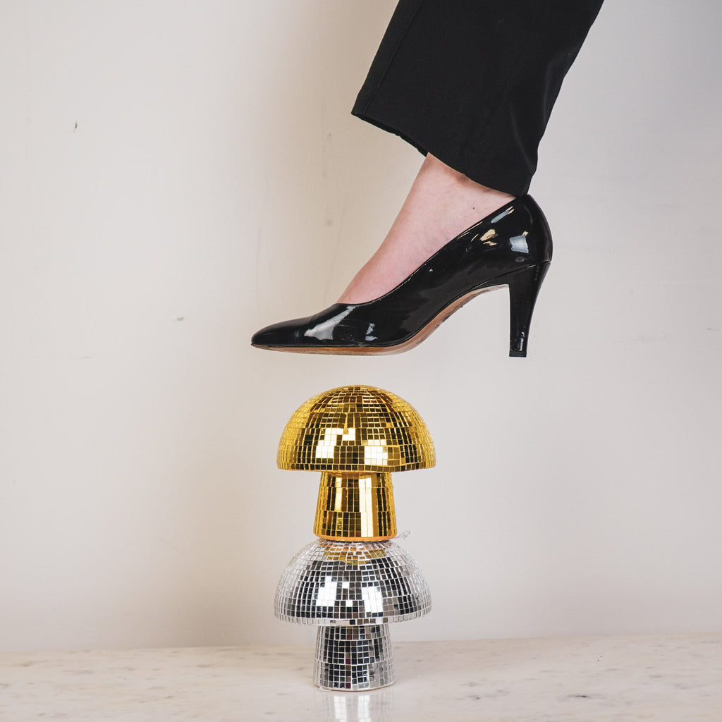 Disko seen-kuldne - 14x14x14cm