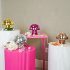 Disko seen - roosa - 14x14x14cm