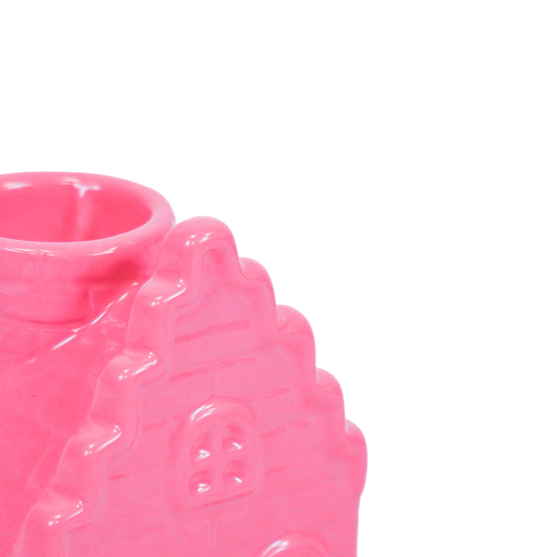 Maja - Neoonroosa - 6x6x11cm