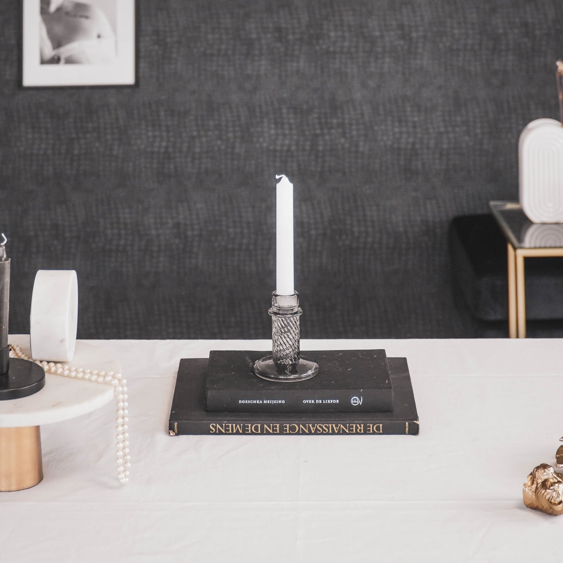 Küünlajalg - Suitsune - 8x10cm