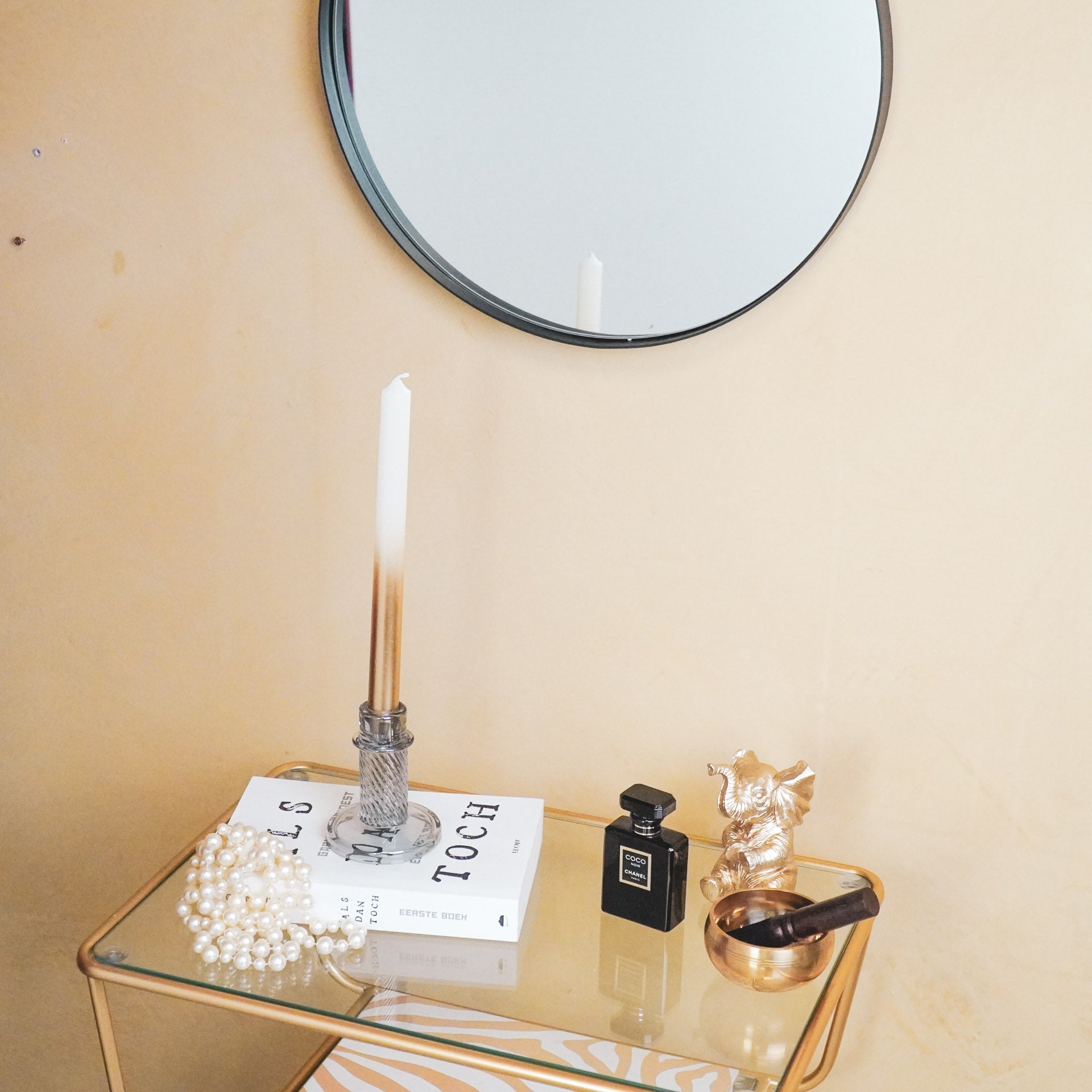 Küünlajalg - Suitsune - 8x10cm