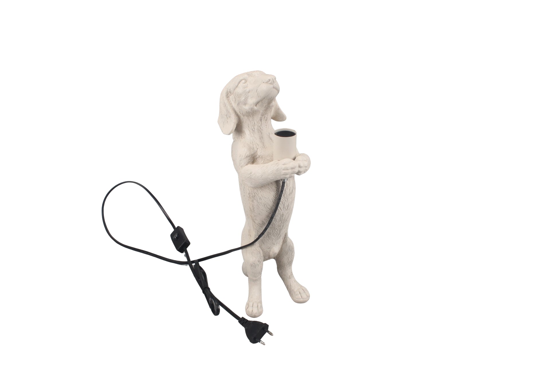 Taksikoera lamp- Liivatooni - 10x15x38cm