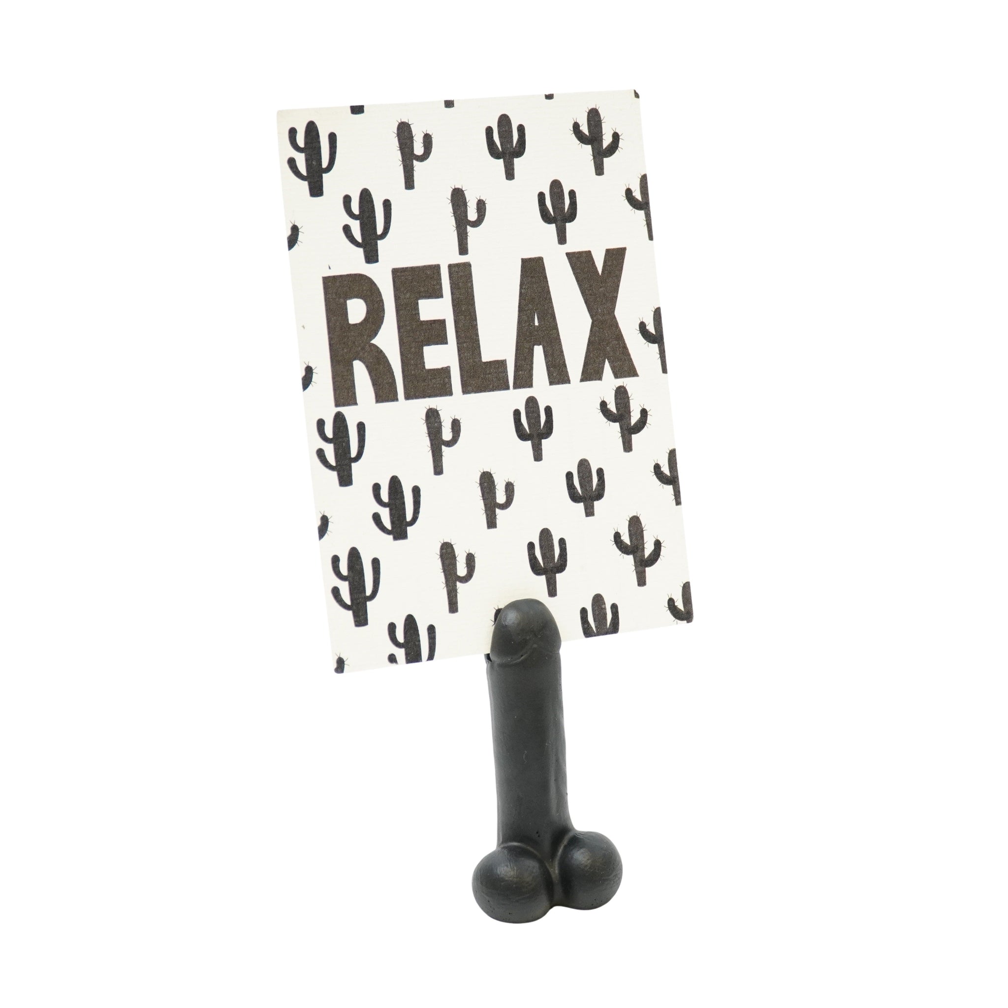 Kaardihoidja - Dick - Must - 4,5x3,5x9cm