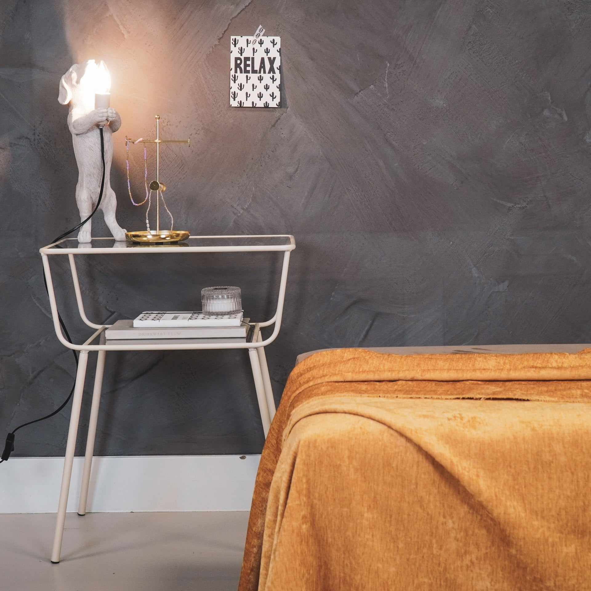 Abilaud / Öökapp - Liivapruun - 50x35x60cm