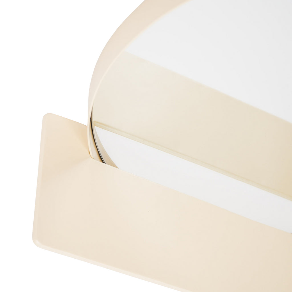 Peegel-riiul - Liivatooni - Ø40cm