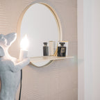 Peegel-riiul - Liivatooni - Ø40cm