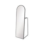 Peegel-riidepuu - must - 45x43x150cm