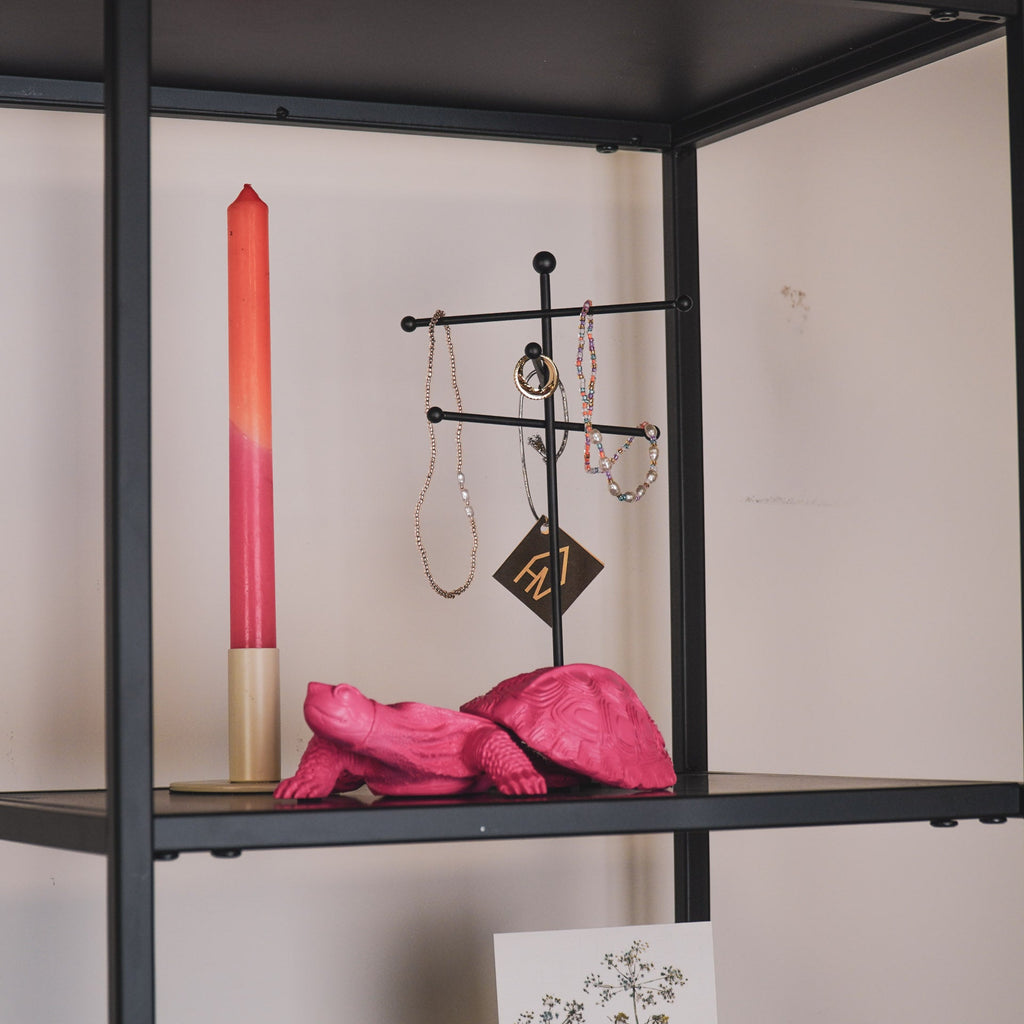 Kilpkonnakarp- Neoonroosa - 15.5x13.5x7.5cm