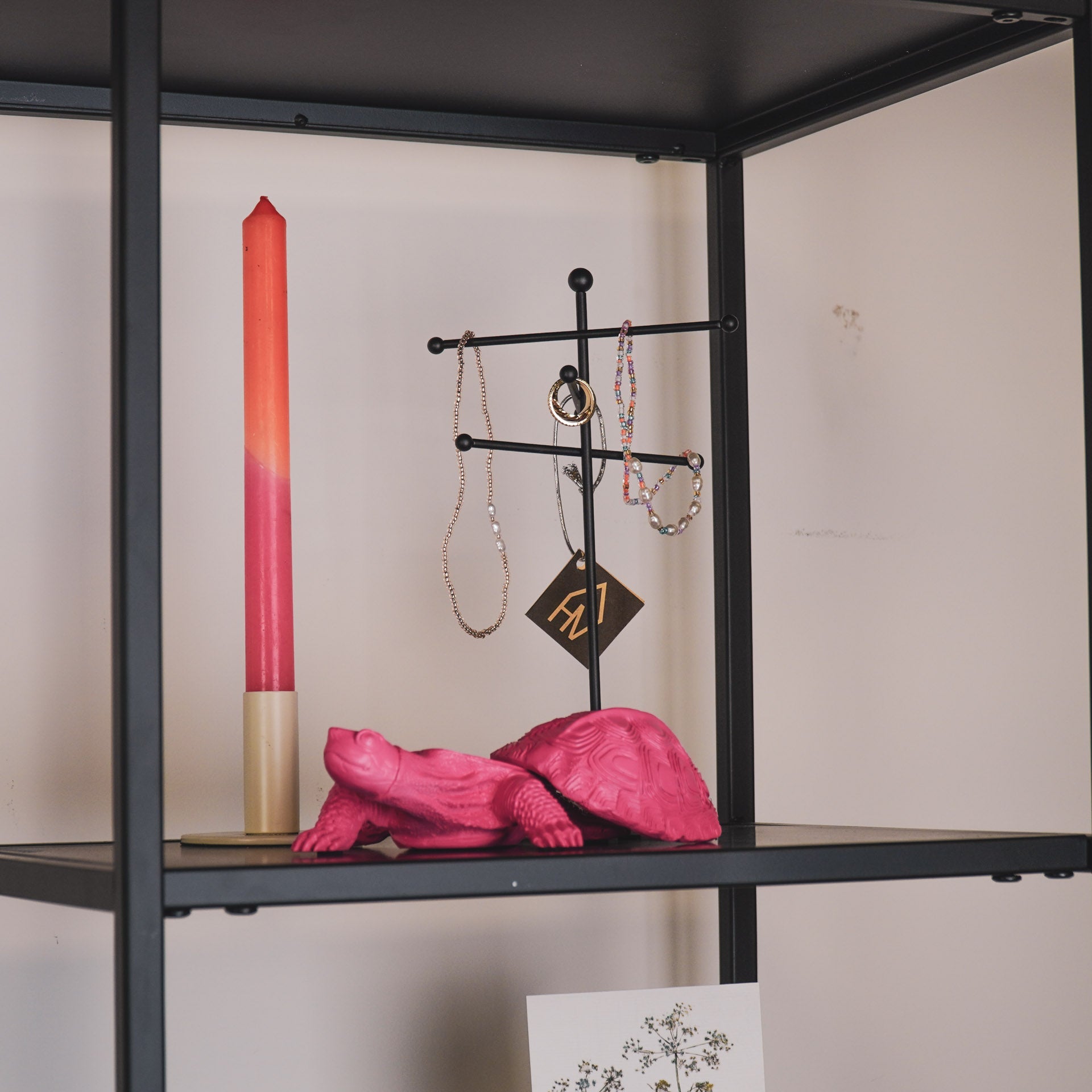 Kilpkonnakarp- Neoonroosa - 15.5x13.5x7.5cm