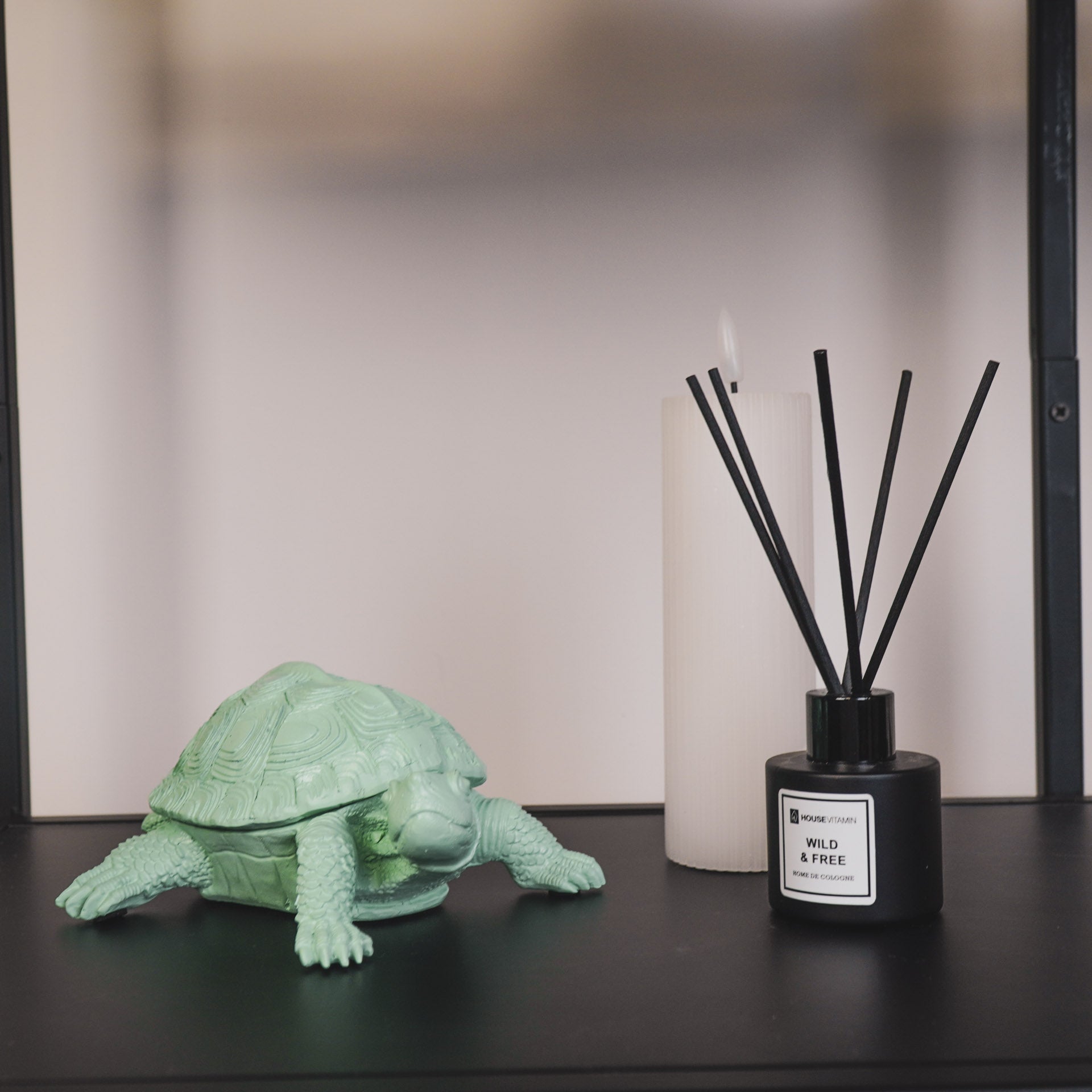 Kilpkonnakarp - piparmündiroheline - 15,5x13,5x7,5cm