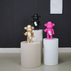 Hang Loose Monkey Figurine 'The Legend' - Black - 20,5x13,5x35cm