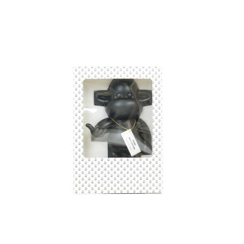 Hang Loose Monkey Figurine 'The Legend' - Black - 20,5x13,5x35cm