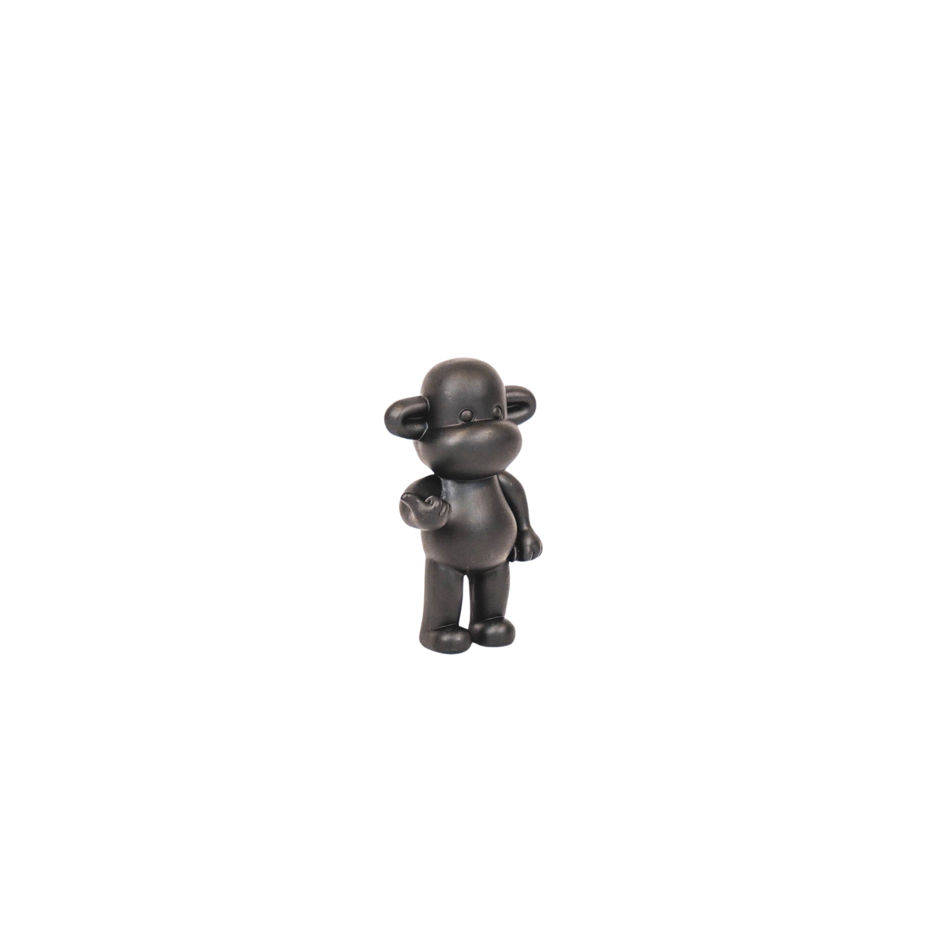 Hang Loose Monkey Figurine 'The Legend' - Black - 20,5x13,5x35cm