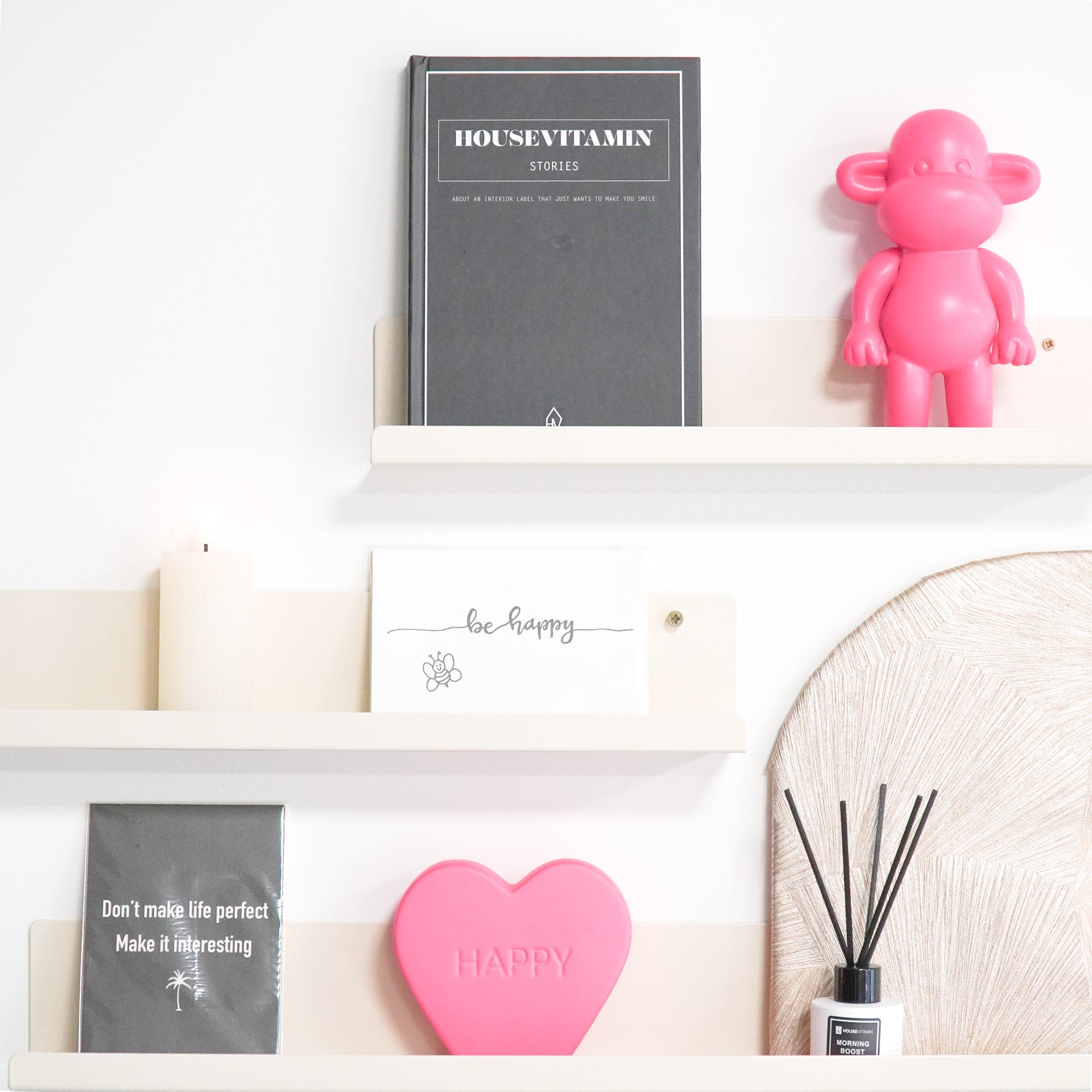 Ahvikuju "Legend" - Roosa - 11x7x19cm