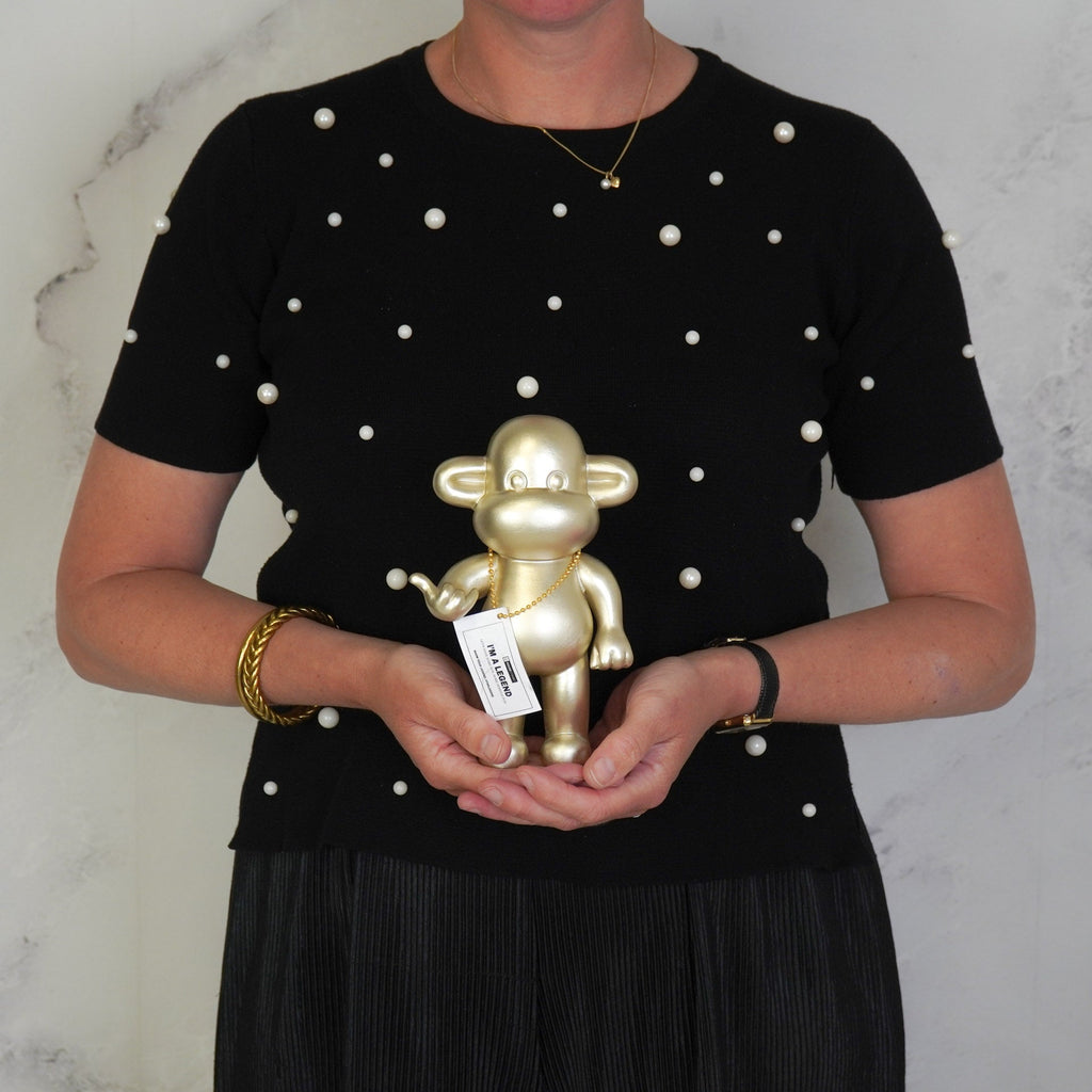 Hang Loose ahvikuju "Legend" - Kuldne - 11x7x19cm