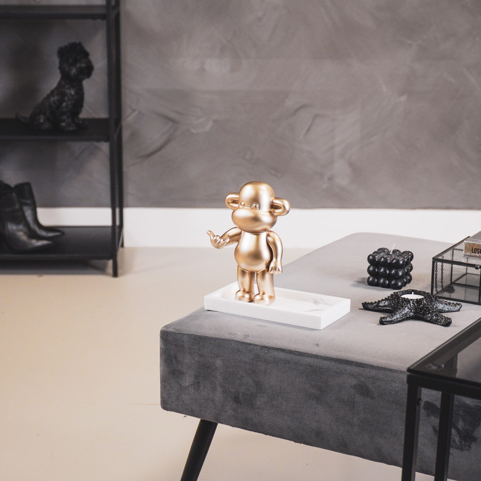 Hang Loose ahvikuju "Legend" - Kuldne - 11x7x19cm