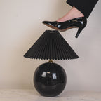 Laualamp - diskopall - must - 20x20x20cm