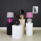 Diskokuuli lamp - Roosa - 20x20x20cm