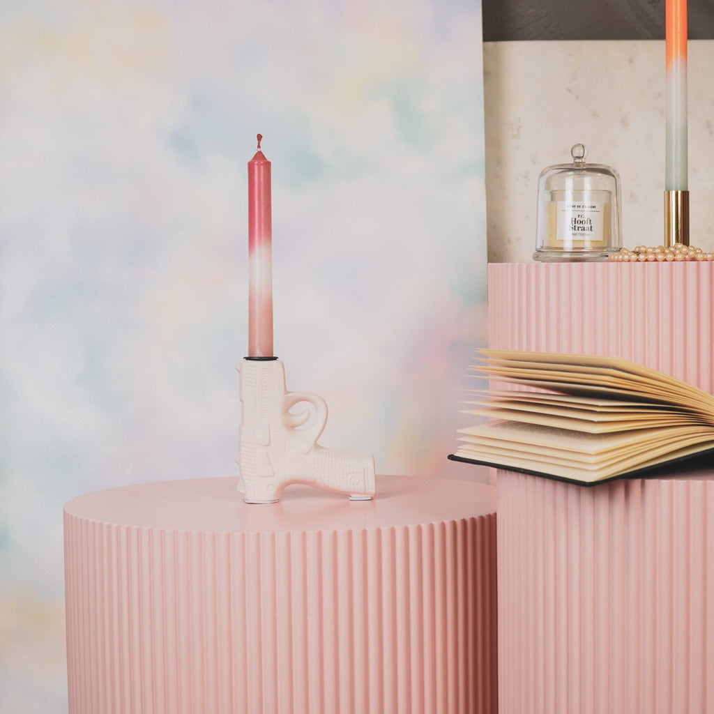 Püstol - Valge - 12x5x12cm