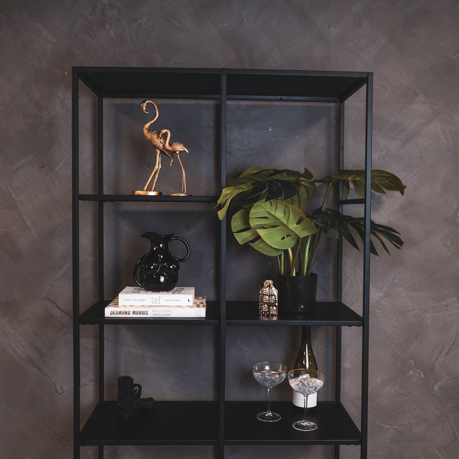 Rinnakann - Must - 6,5x11x18cm