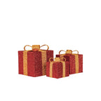 Jõulutulede LED-lampide kinkekomplekt (3 tk) - 15cm/20cm/25cm