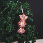 Xmas Hangers- 3 Toffee Candy- roosa/disko kaste - S3-6x13c