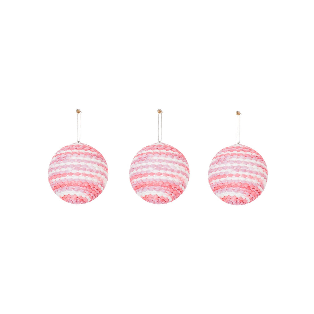 Xmas Balls- Neoonroosad - 8cm