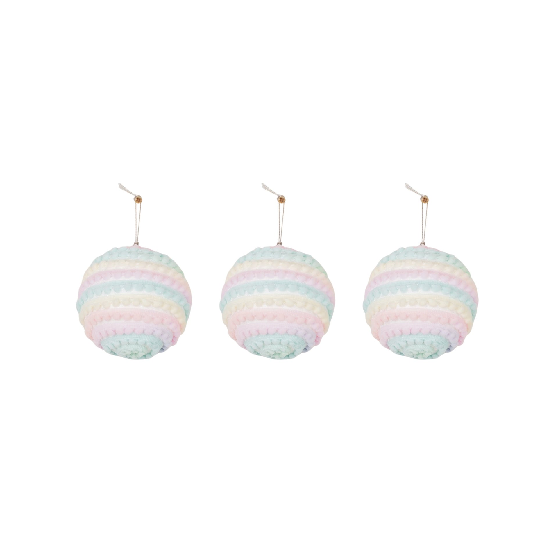 Xmas Balls- Unicorn Colours- 8cm