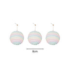 Xmas Balls- Unicorn Colours- 8cm