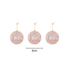 Xmas Balls - Roosad sädelevad - S3 - 8cm