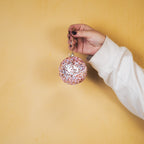 Xmas Balls - Roosad sädelevad - S3 - 8cm