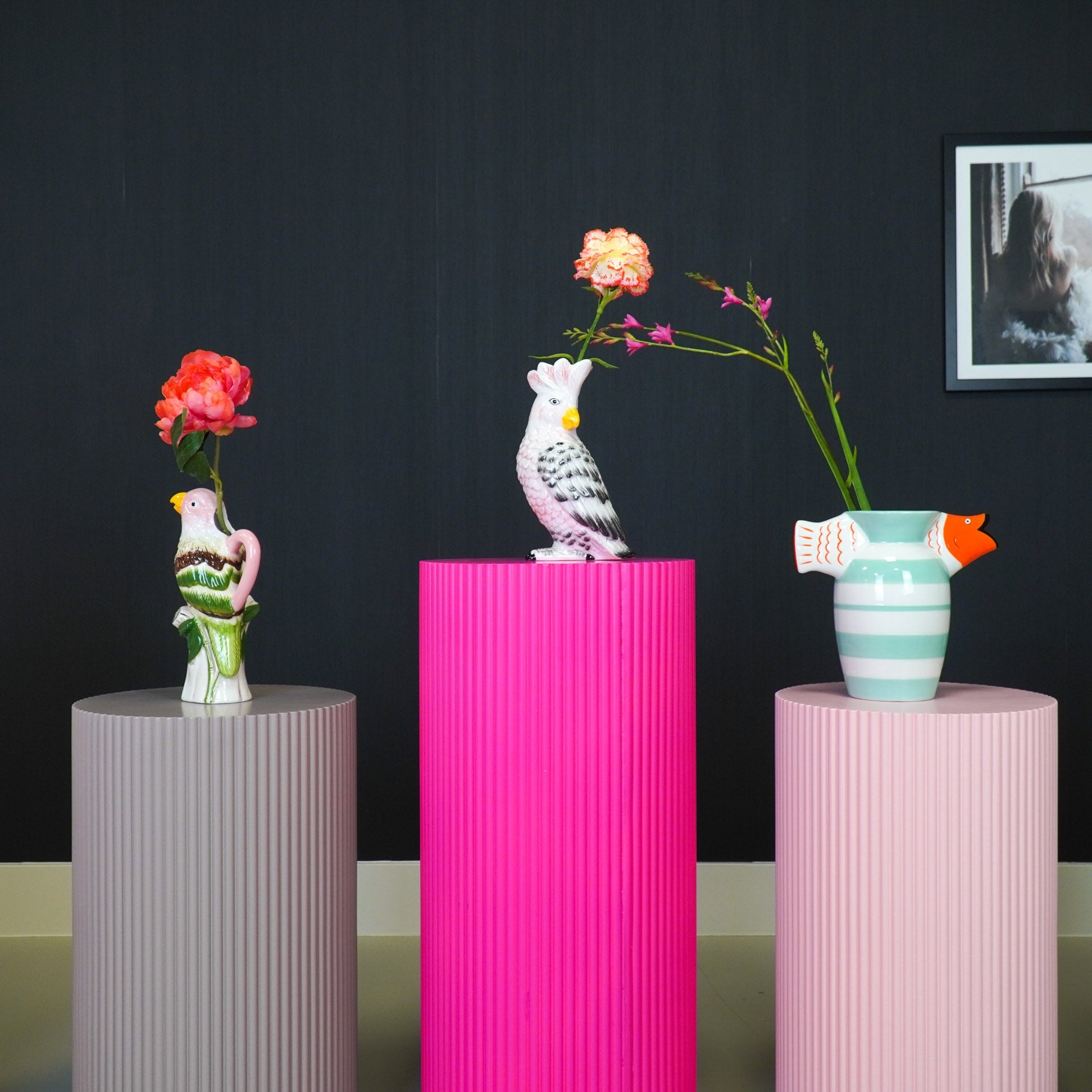 Kala - Piparmünt/Valge/Oranž - 23x12.5x21cm