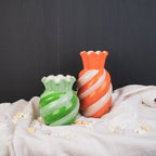 Swirl - piparmünt/roheline - 13x13x15.5cm