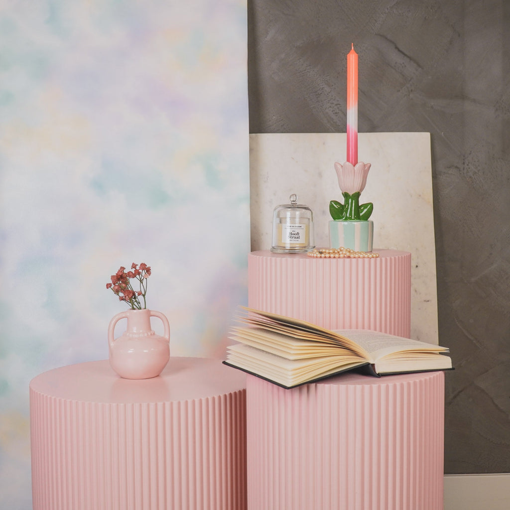 Pärlkael - Heleroosa - 11x10x12cm