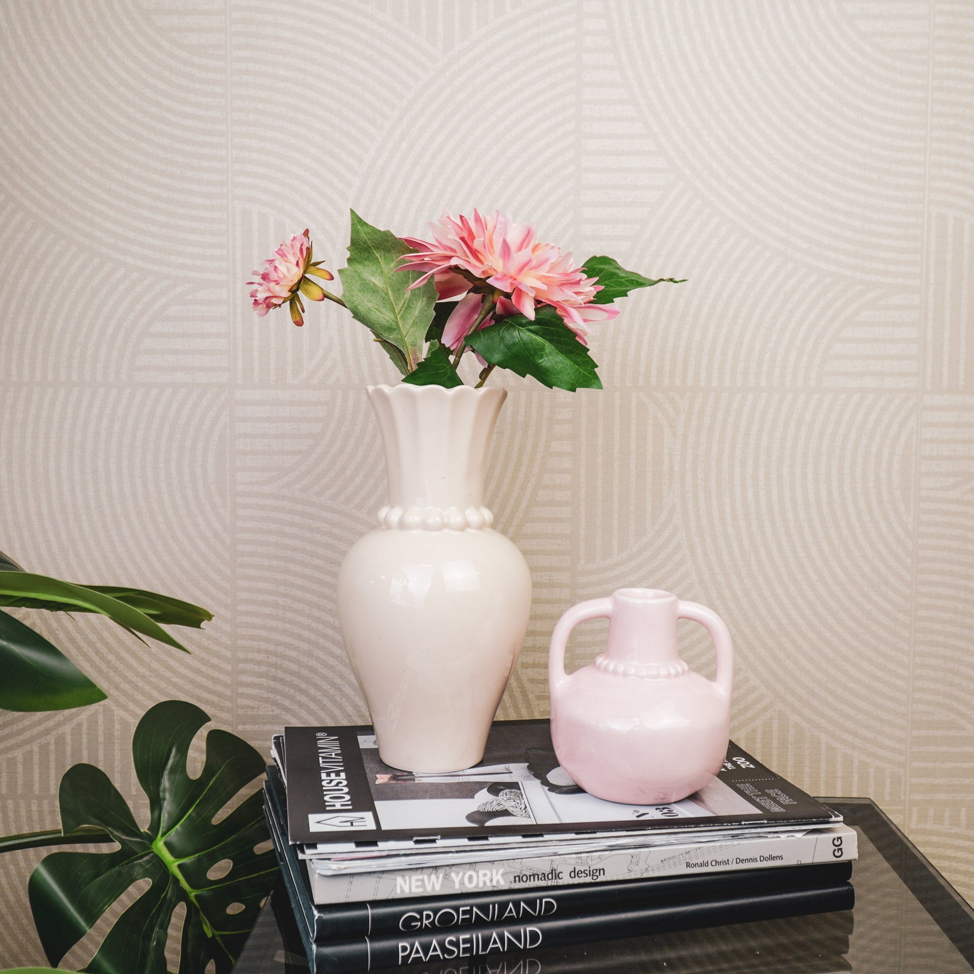 Pärlkael - Heleroosa - 11x10x12cm