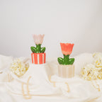 Tulp - Oranž/Roosa - 9x8,5x17,5cm