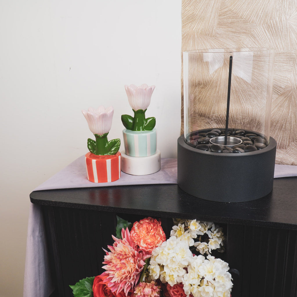 Tulp - Oranž/Roosa - 9x8,5x17,5cm