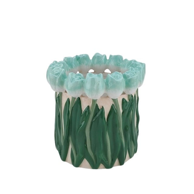 Tulbid - Mündiroheline/Roheline - 17x17x16cm