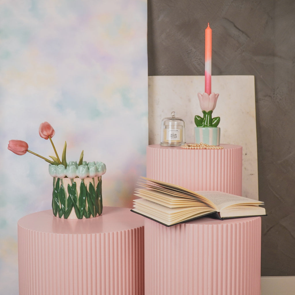 Tulbid - Mündiroheline/Roheline - 17x17x16cm