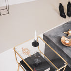 Küünlajalg - Must - 8x8x6,5cm