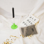 Küünlajalg - Roheline - 8x8x6,5cm